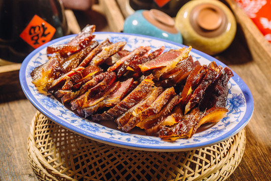 中式臘肉美食