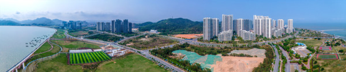 珠海香洲區(qū)半島城市房產(chǎn)全景