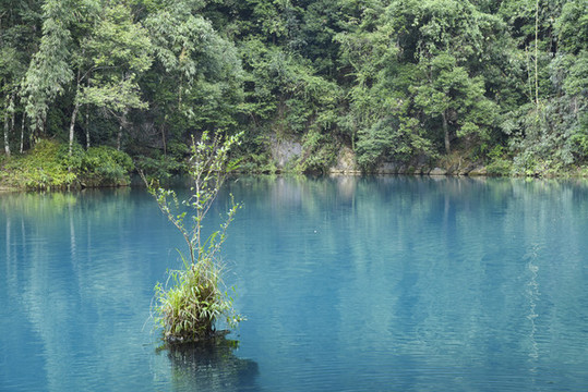 小七孔風景區(qū)碧水
