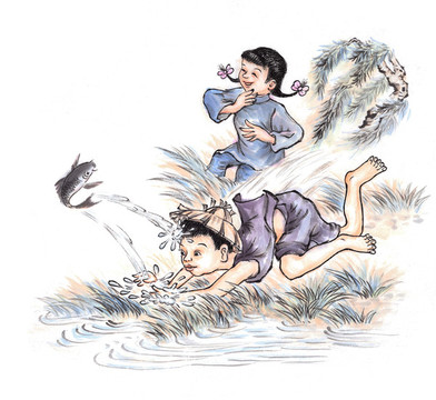 抓魚