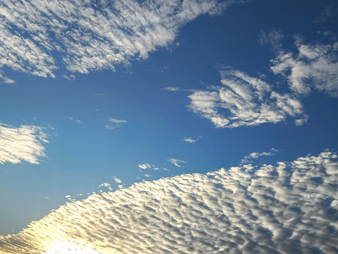 天空彩霞清晨