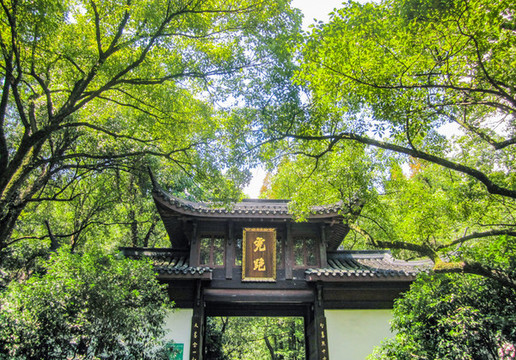中國浙江杭州虎跑景區(qū)風(fēng)光