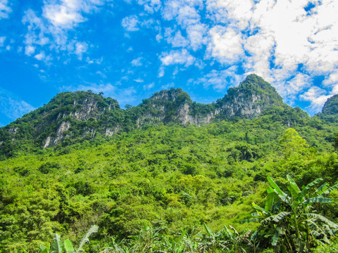 中國廣西崇左德天跨國大瀑布風(fēng)光