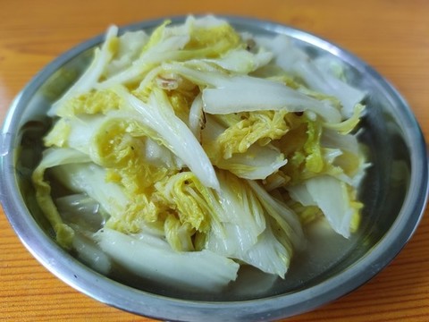 青炒黃心白