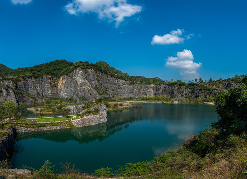 深秋的重慶渝北礦山公園