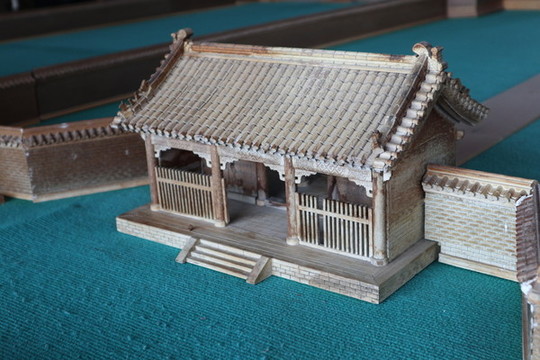 古代建筑模型孔廟模型