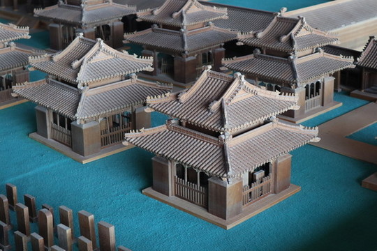 古代建筑模型孔廟模型