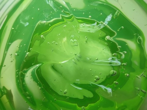 蘆薈膏近拍