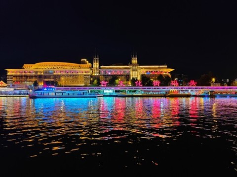 天津古文化街海河碼頭