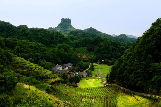 高山鄉(xiāng)村風光