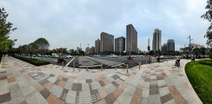 城市街景高樓大廈