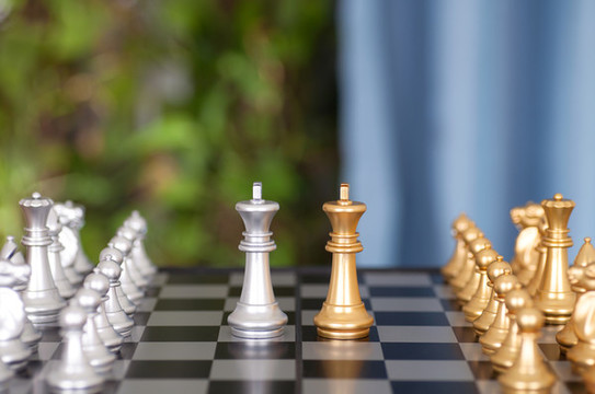 國際象棋雙方對陣
