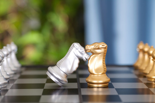 國際象棋雙方對陣