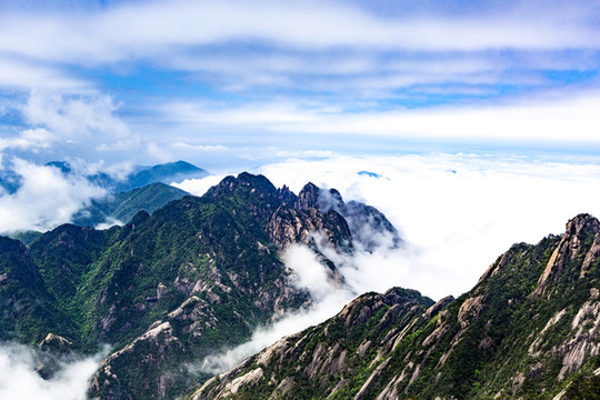 黃山美景云海