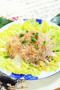 粉絲蒸大白菜