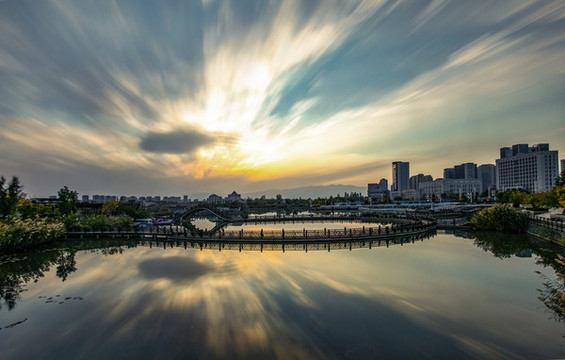 銀川閱海濕地公園