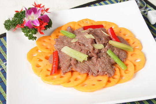 藕片牛仔肉