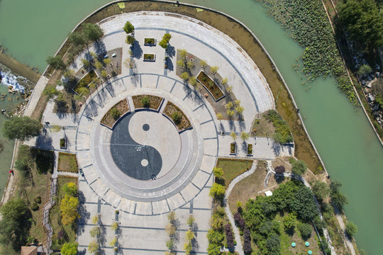 航拍公園