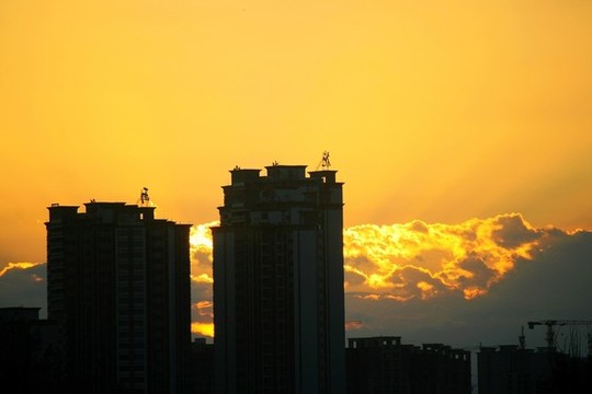 落日余暉