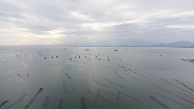 海產(chǎn)養(yǎng)殖航拍