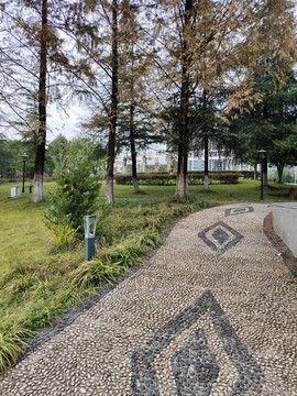 公園石子路