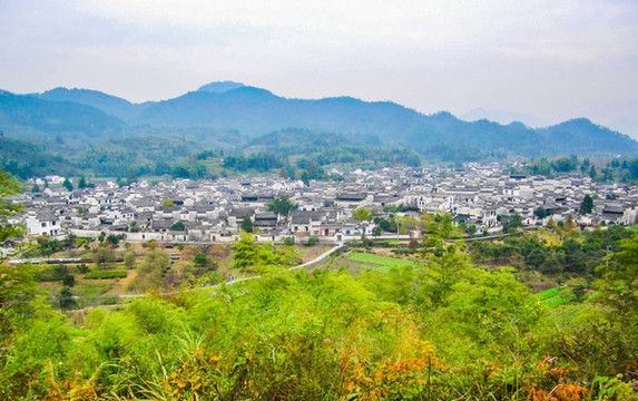中國安徽黃山市宏村風光