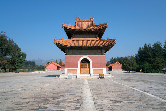 河北易縣清朝光緒皇帝崇陵碑亭