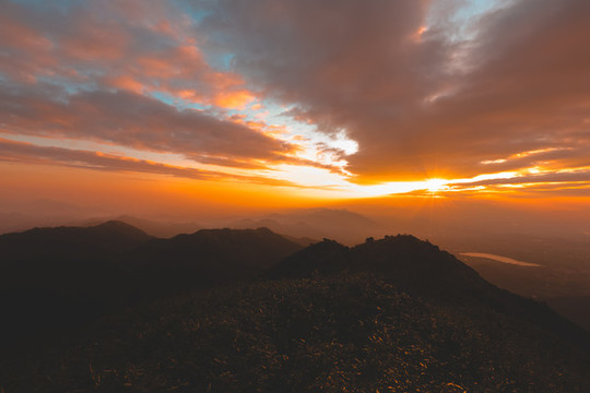 山頂景色