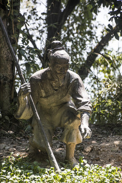 農(nóng)夫銅雕