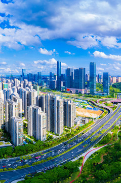 南寧CBD城市風(fēng)光