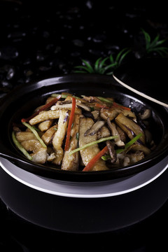 咸魚茄子煲