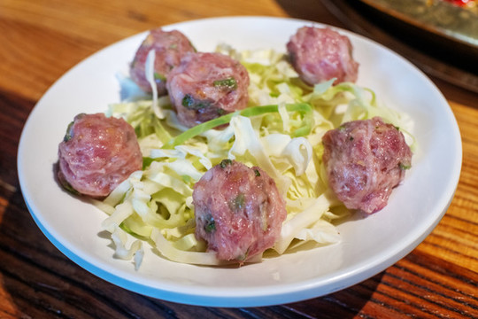 火鍋食材香菜丸子