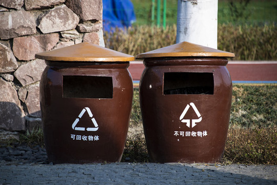 郫縣豆瓣博物館分類垃圾箱