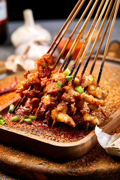 軟骨手把串