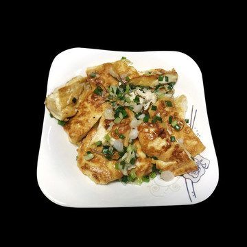 小蔥煎豆腐