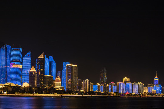 青島海濱夜景