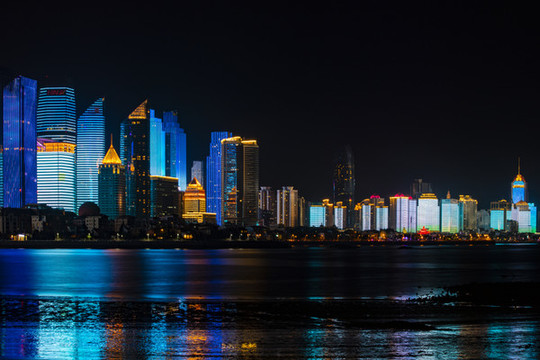 青島海濱夜景