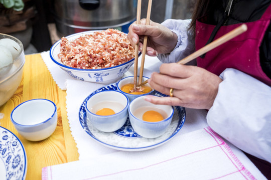 制作肉沉子