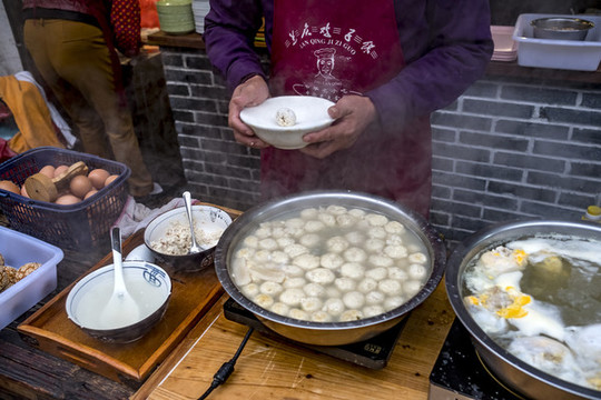 做豆腐圓