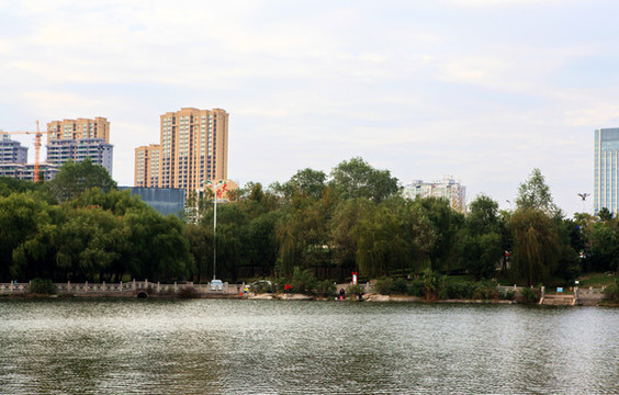 山東省日照市清風湖公園風光