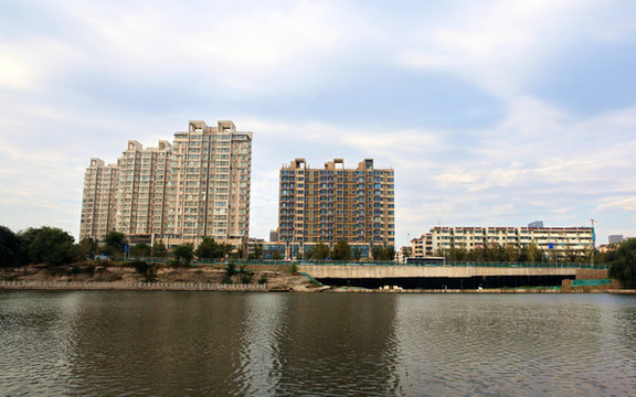 山東省日照市清風湖公園風光