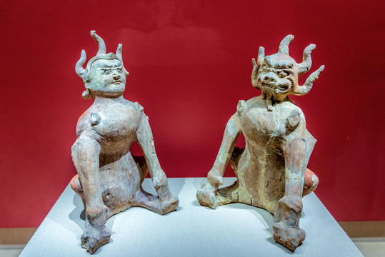 寧夏博物館唐代鎮(zhèn)墓獸