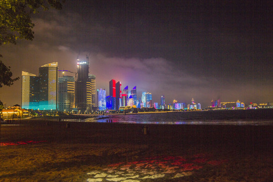 青島海濱夜景