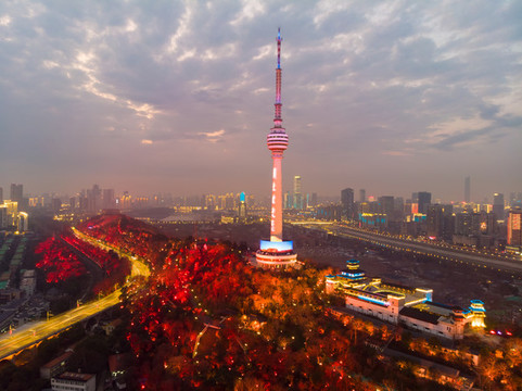湖北武漢城市天際線(xiàn)風(fēng)光