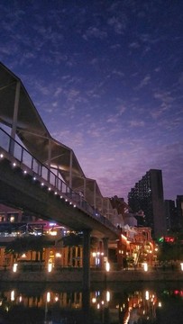 廣東佛山保利水城西街夜景