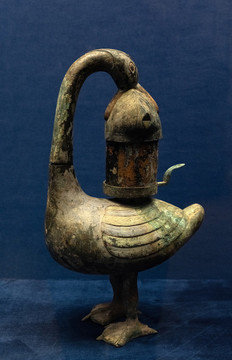 西漢雁魚(yú)銅燈