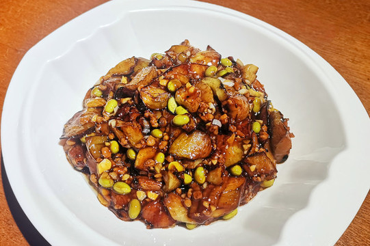 豌豆燒茄子
