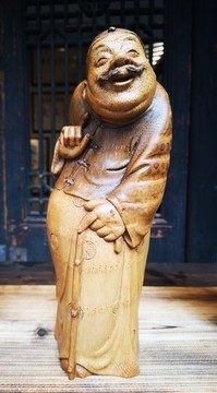 人物木雕