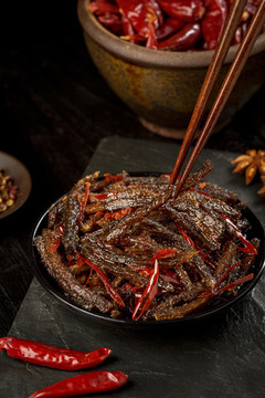 香辣牛肉