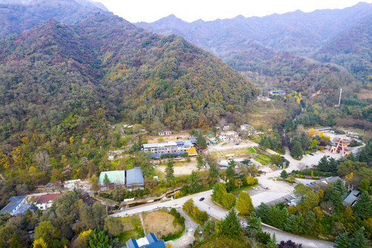 秦嶺山秋景